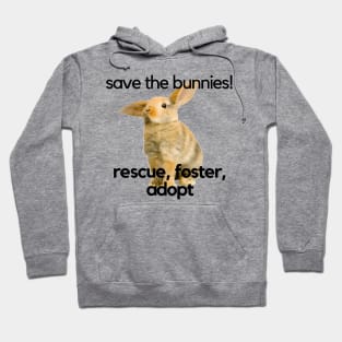 BUnnies - rescue, foster, adopt! Hoodie